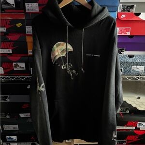 Black Graphic Hoodie